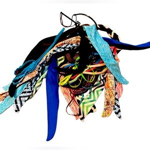 NWOT 9 Tread Bands headbands with tie and nonslip grip, 24 random headbands